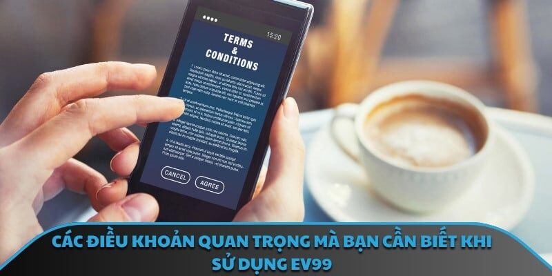 Các điều khoản quan trọng mà bạn cần biết khi sử dụng EV99